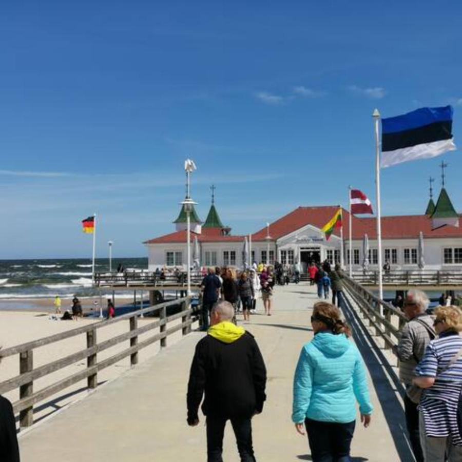 Schöne geräumige Ferienwohnung am Park Ostseebad Heringsdorf Exterior foto